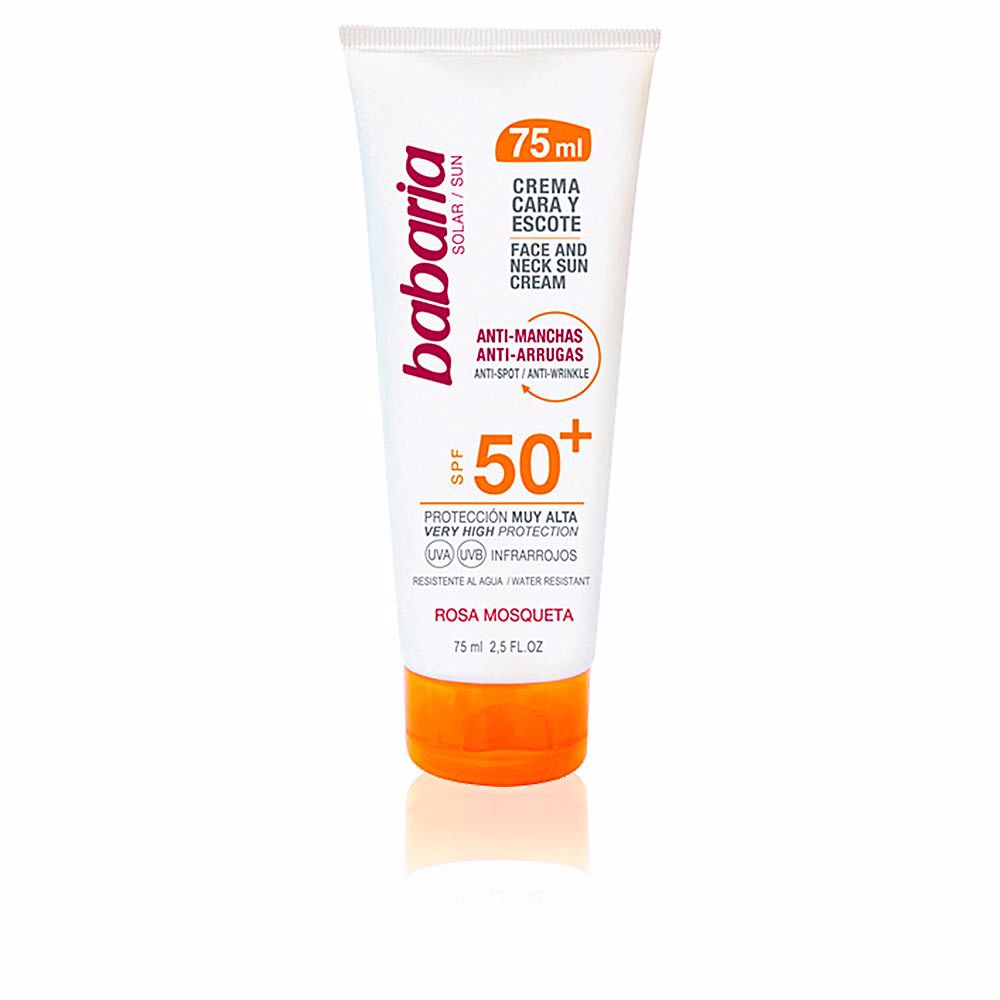 Babaria Solar Face&Amp;Decollete Anti-Stain Fluid Spf50+ 75 Ml - Salevare.com