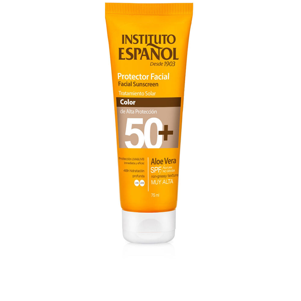 ALOE VERA FACIAL PROTECTOR with color SPF50+ 75 ml
