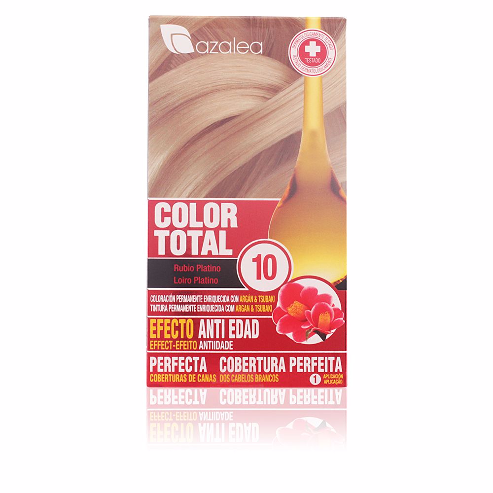 COLOR TOTAL #10-rubio platino 1 u
