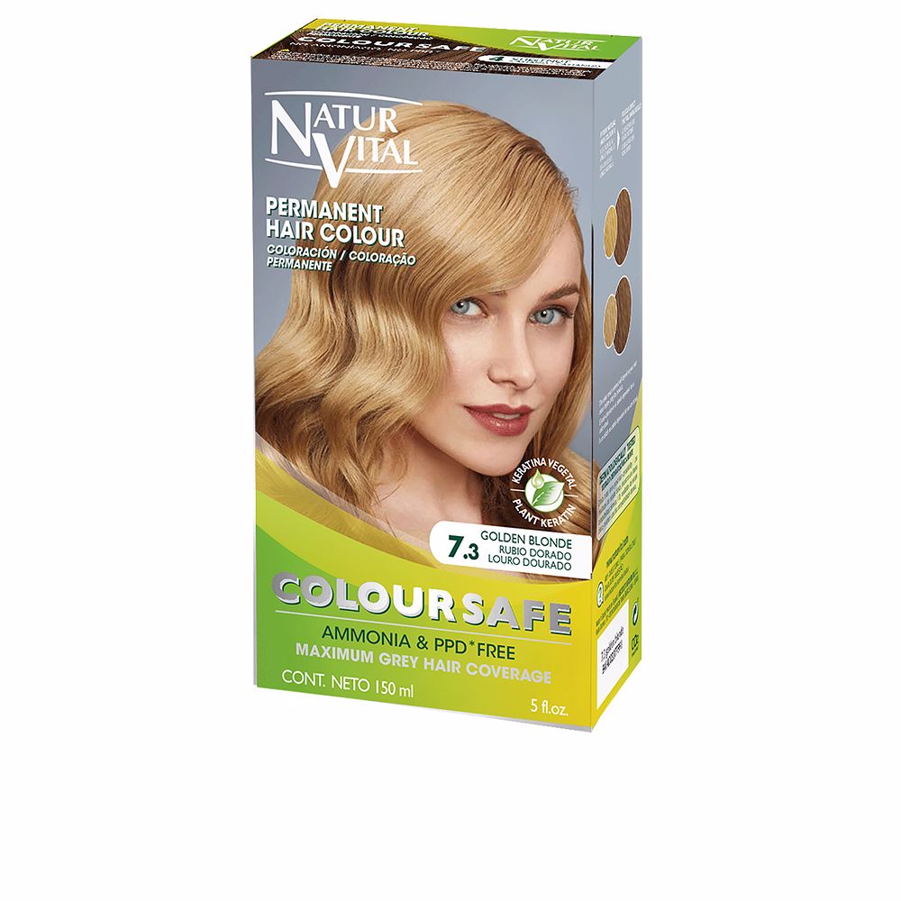 COLOURSAFE permanent hair color #7.3 - golden blonde