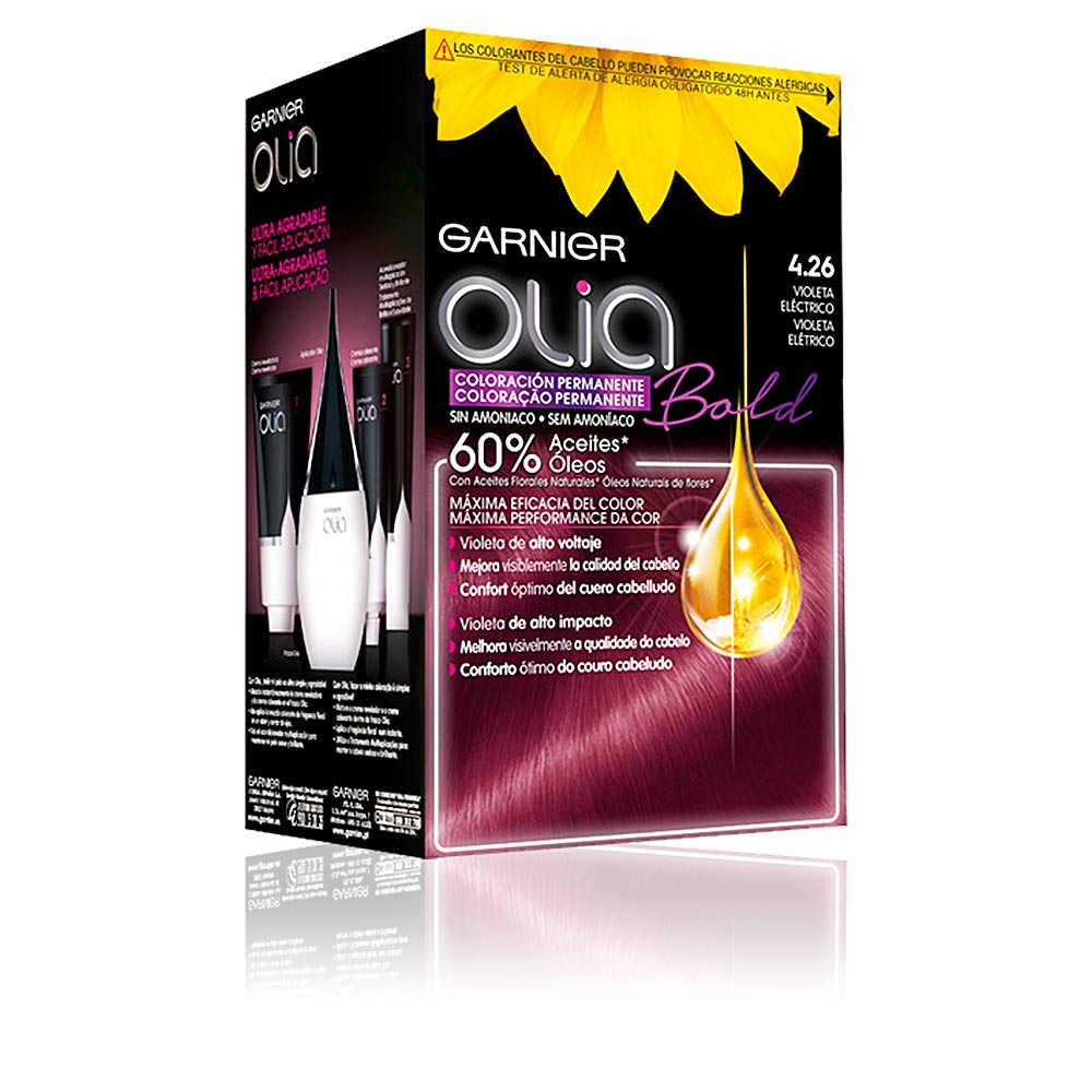 OLIA coloración permanente sin amoniaco #4.26-violeta eléctrico 1 u