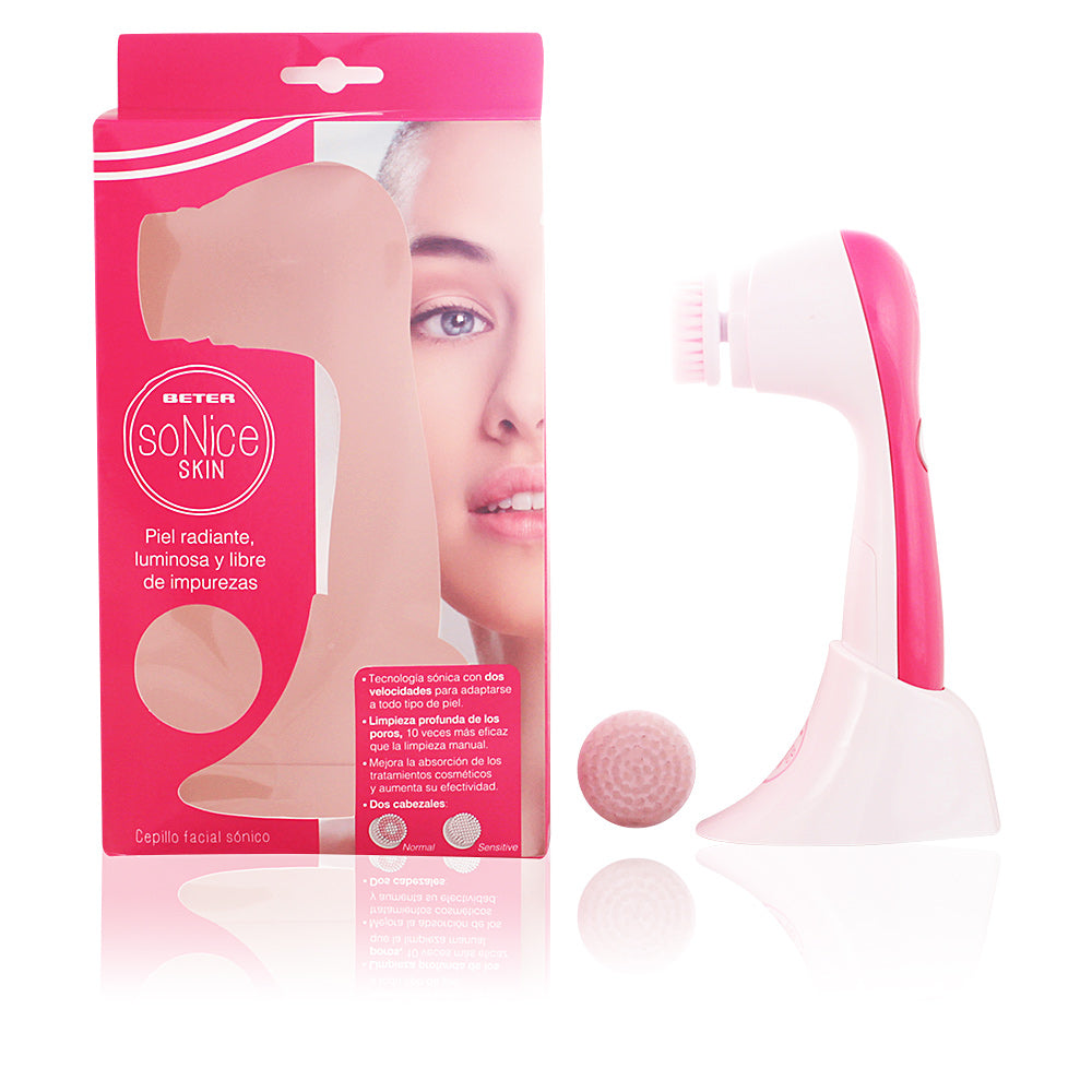 SONIC FACIAL BRUSH SO NICE SKIN +2 HEADS 3 pcs