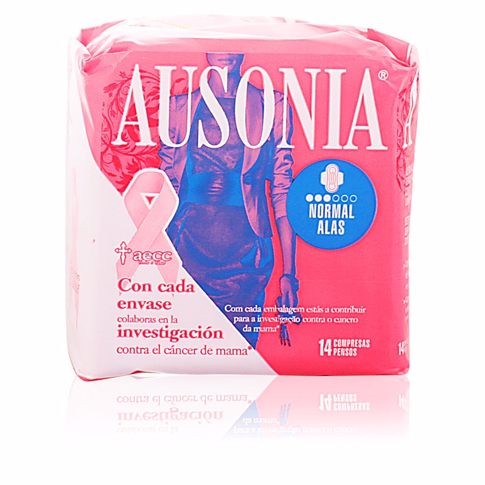AUSONIA normal pads with wings 14 u