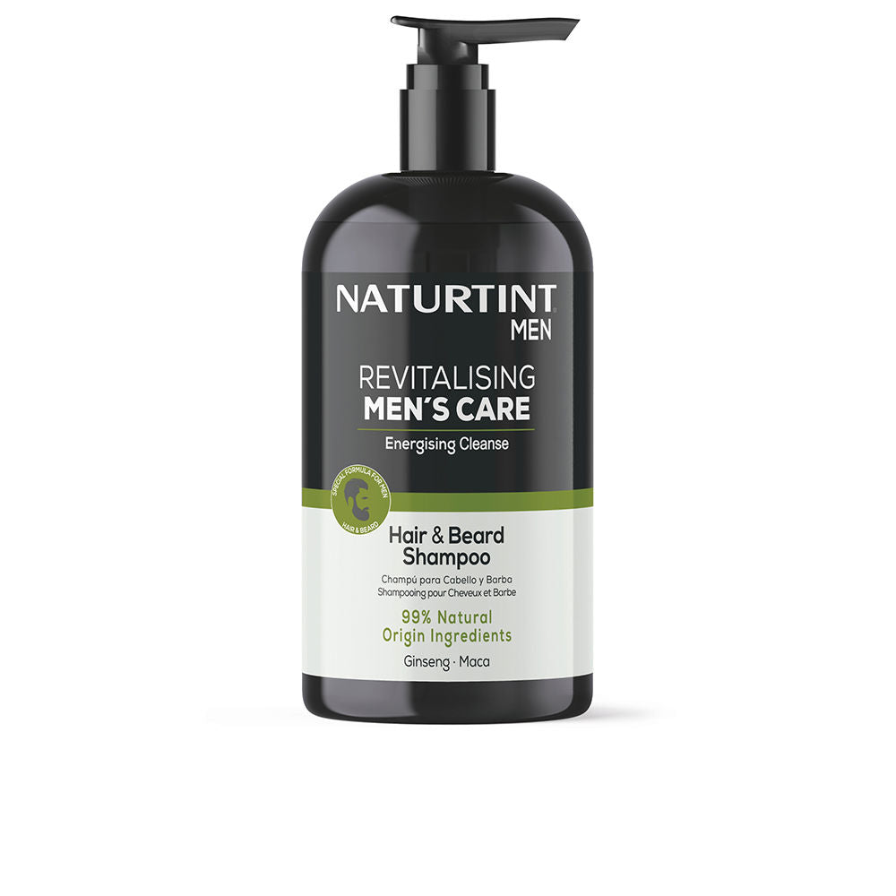REVITALISING MEN'S CARE Hair and Beard Shampoo Energizing Cleansing 500 ml