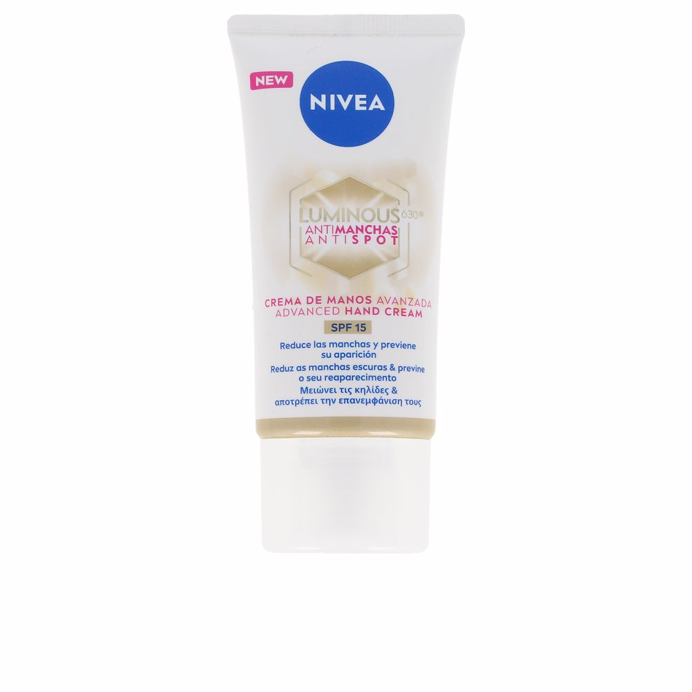 Nivea Luminous 630º Anti-Stain Hand Cream Spf15 50 Ml - Salevare.com