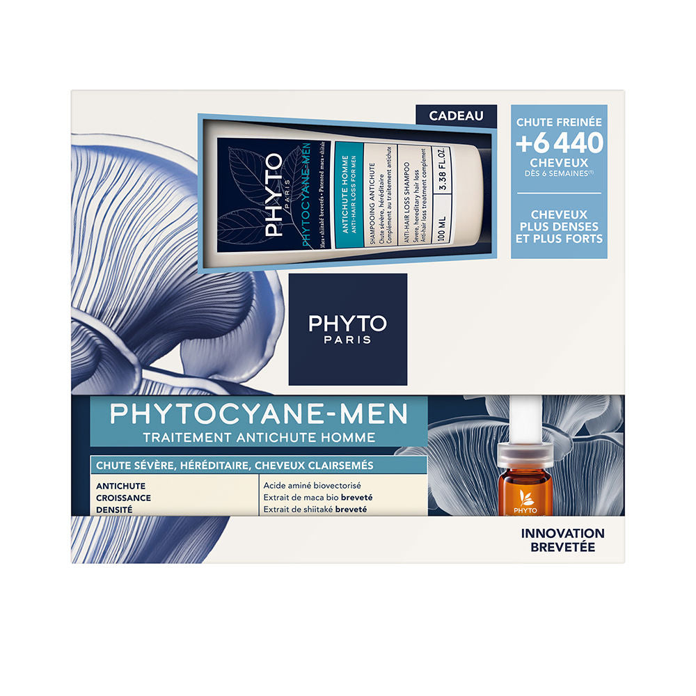 PHYTOCYANE MEN ANTI-HAIR LOSS + SHAMPOO SET 2 pcs