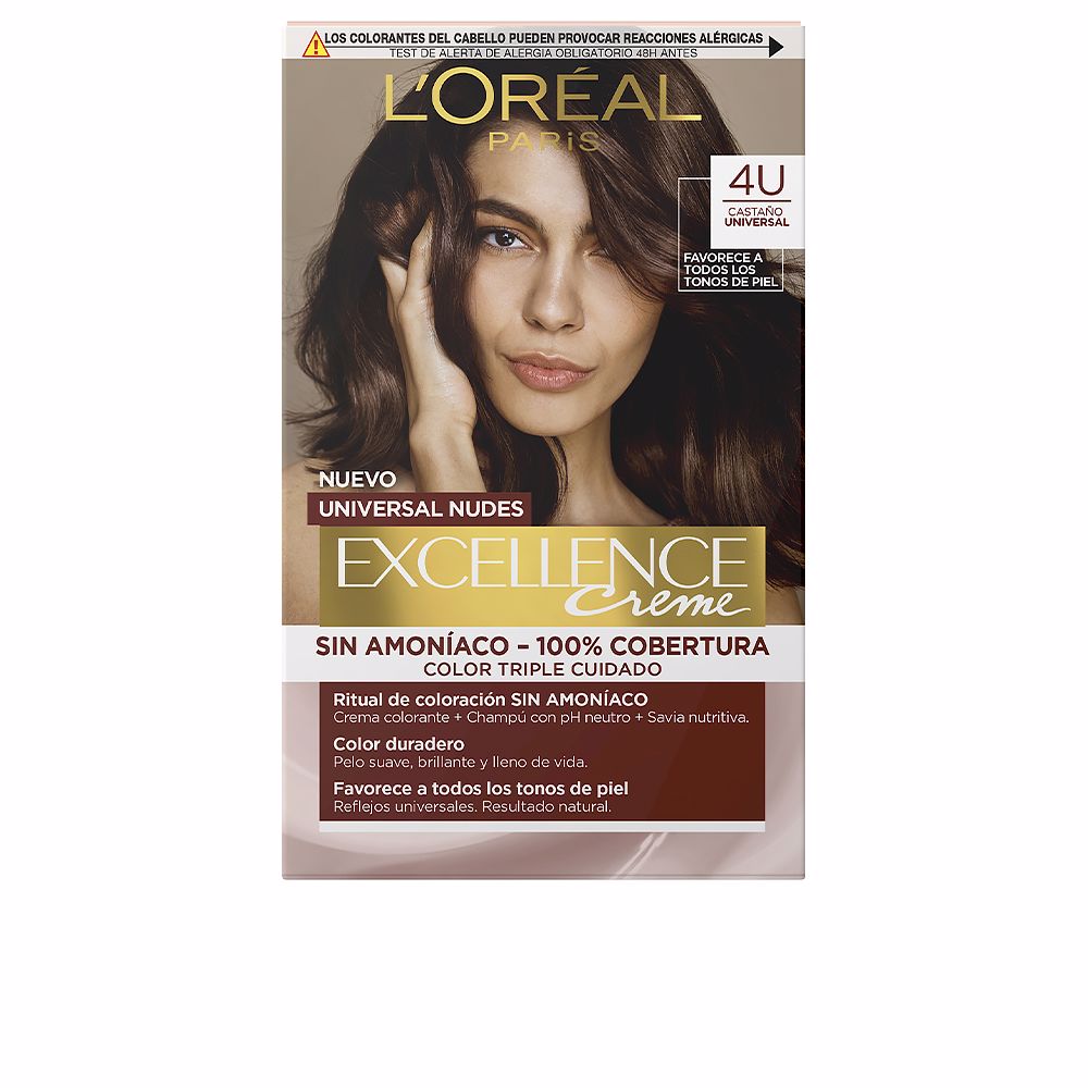 L'Oréal Paris Excellence Nudes Dye #4U-Brown 5 U