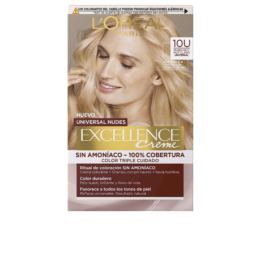 L'Oréal Paris Excellence Nudes Dye #10U-Lightest Blonde 5 U