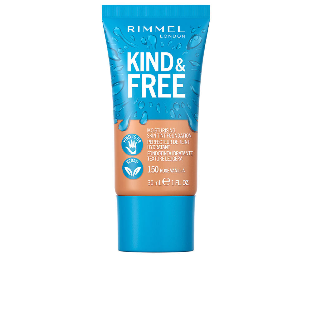 Rimmel London Kind & Free Skin Tint Foundation #150-Rose Vanilla - Salevare.com