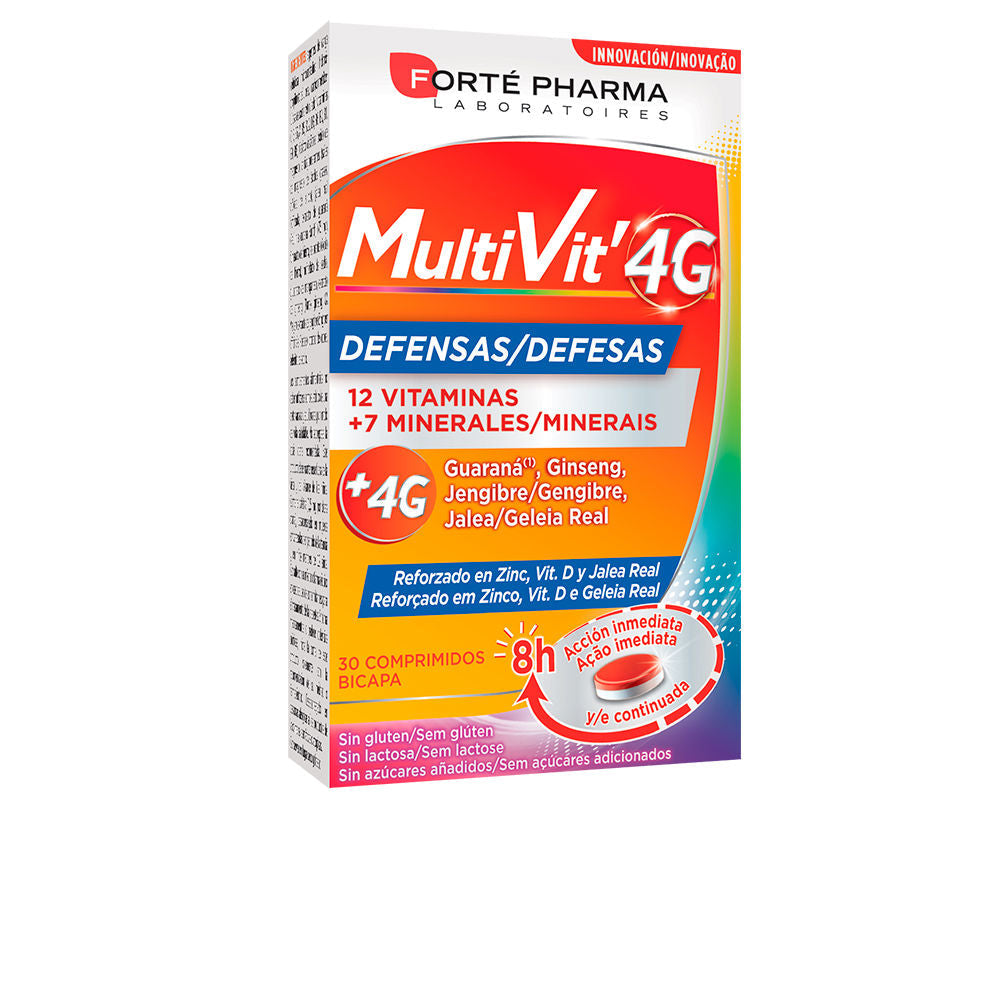 Forté Pharma Multivit 4G Defensas 30 Comprimidos - Salevare.com