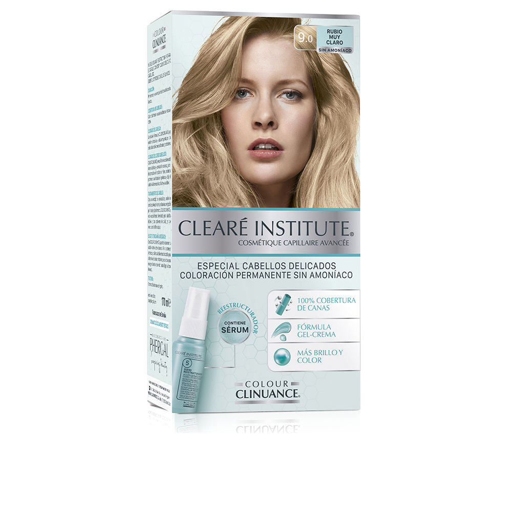 Clearé Institute Colour Clinuance Delicate Hair #9.0-Very Light Blonde 1 Unit