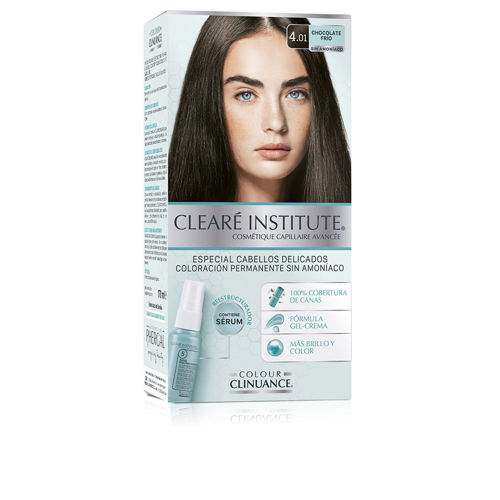 Clearé Institute Color Clinuance Delicate Hair #4.01-Cold Chocolate 1 U