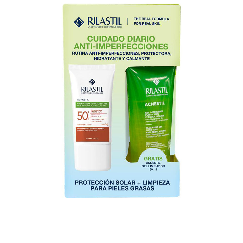 SUN SYSTEM ACNESTIL SPF50+ set 2 pz