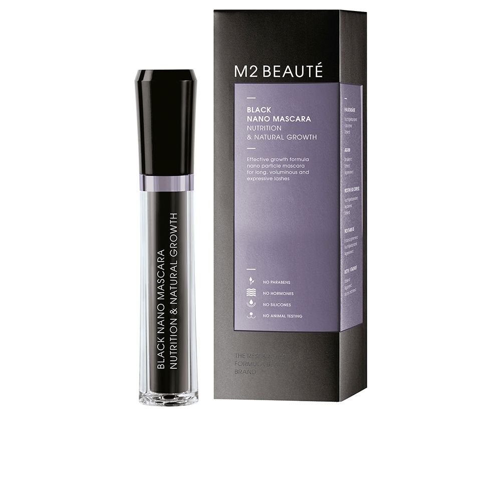 M2 Beauté Black Nano Mascara 6 Ml - Salevare.com