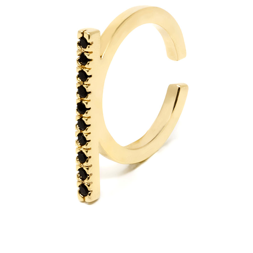 Shabama Manhattan Black Ring #Bright Gold 1 U - Salevare.com