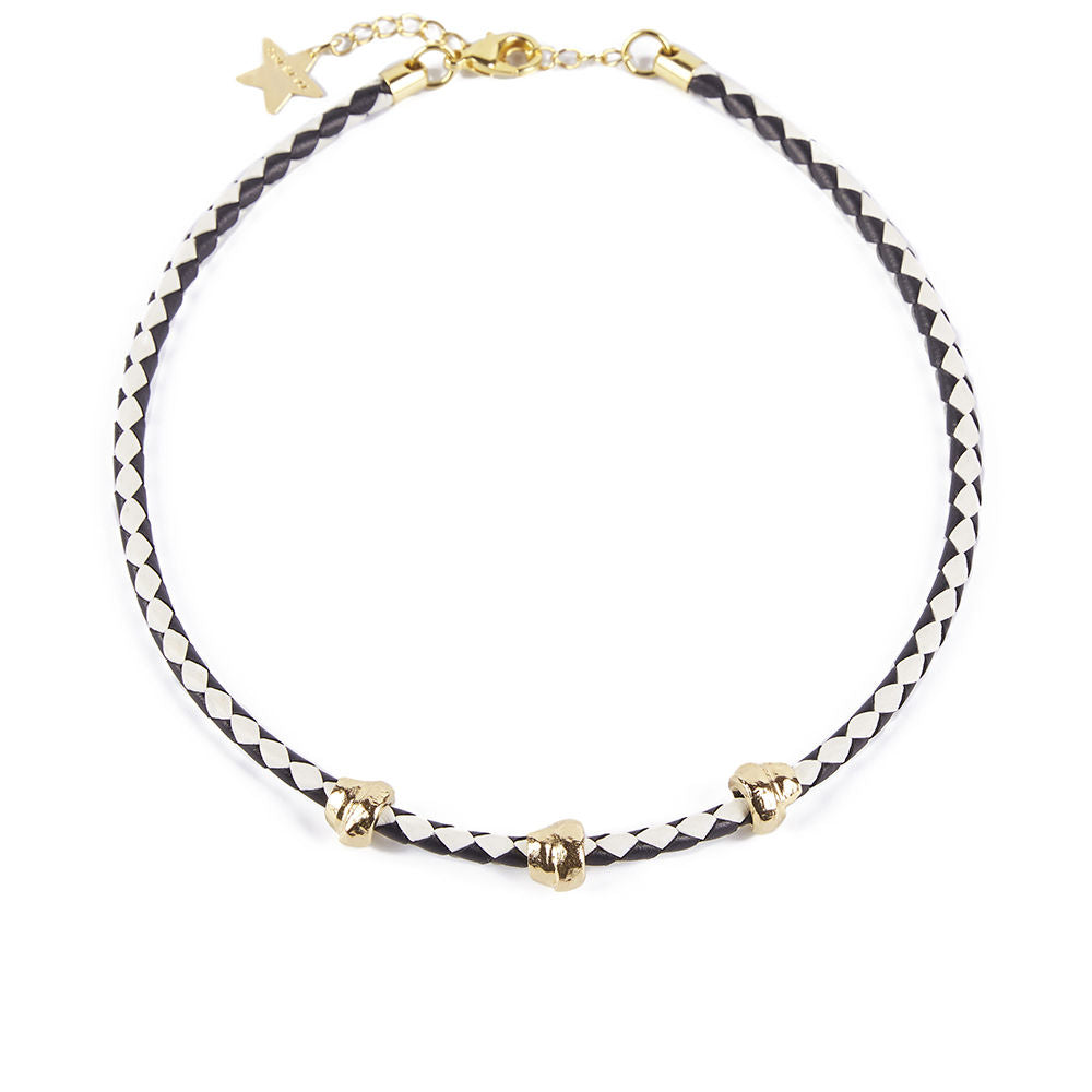 Shabama Namibia X3 Necklace #Shiny Gold 1 U - Salevare.com