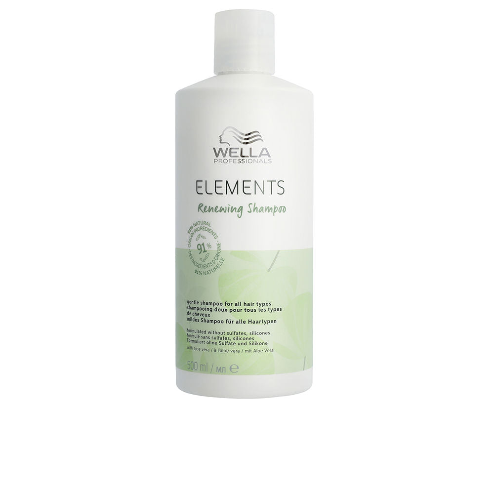 Wella Professionals Elements Sulfate-Free Gentle Renewing Shampoo For All Hair Types 500 Ml