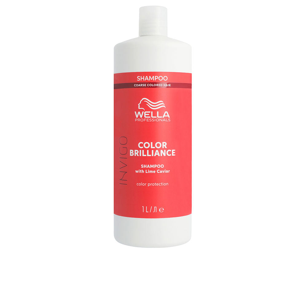 Wella Professionals Invigo Color Brilliance Color Protecting Shampoo For Thick Hair 1000 Ml