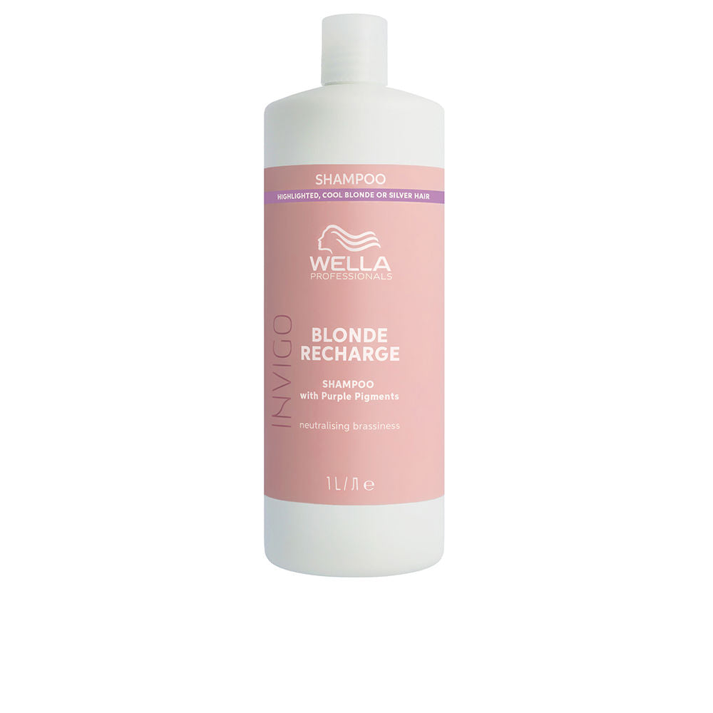 Wella Professionals Invigo Blonde Recharge Shampoo Blonde Hair 1000 Ml