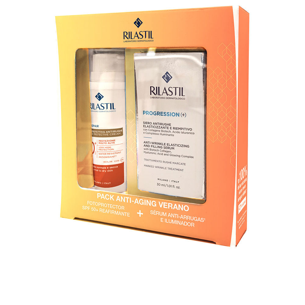 Rilastil Anti-Aging Spf50+ Sun System Set 2 Pcs - Salevare.com