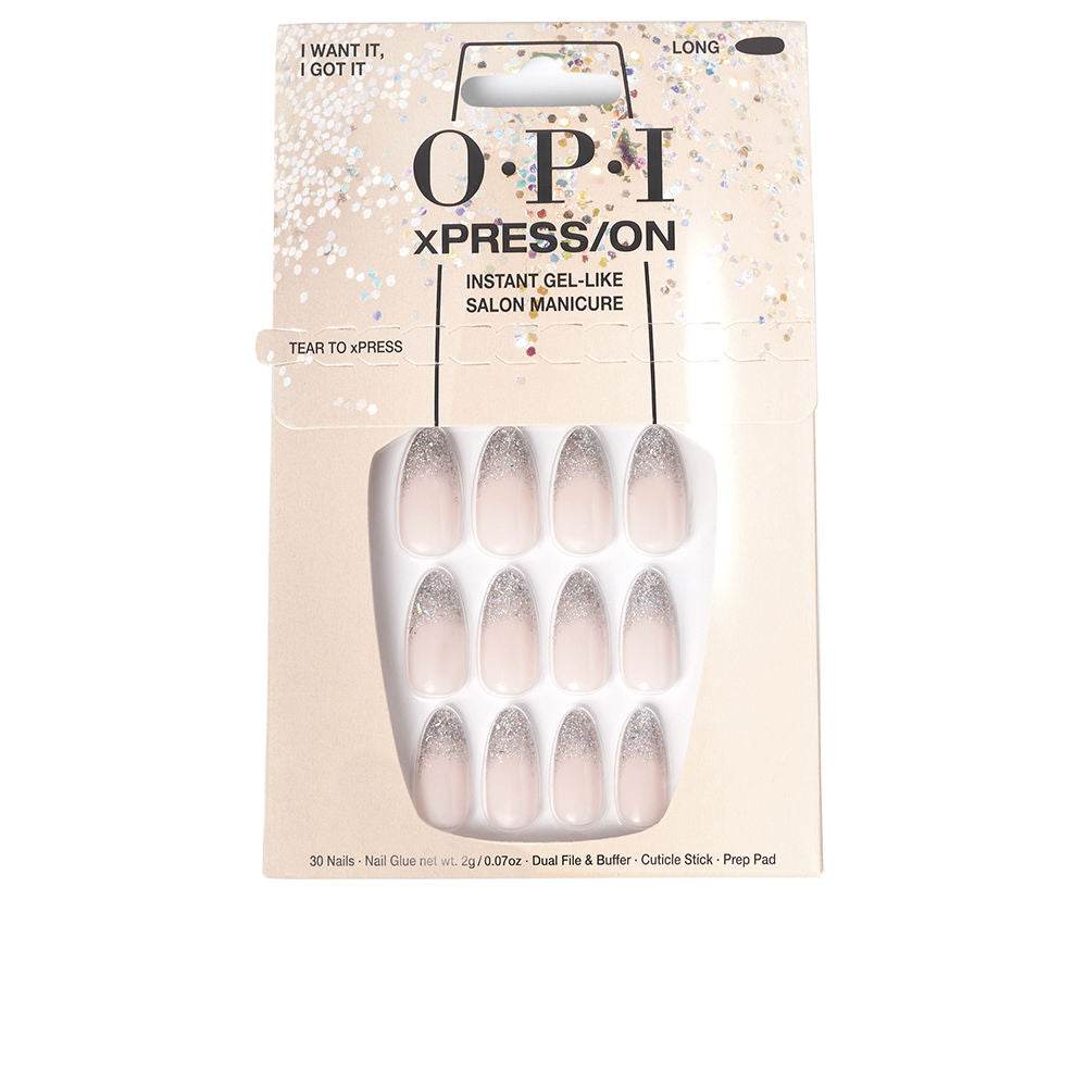 Opi Opi Xpress/On Artificial Nails Nail Art #I Want It, I Got It 30 U - Salevare.com