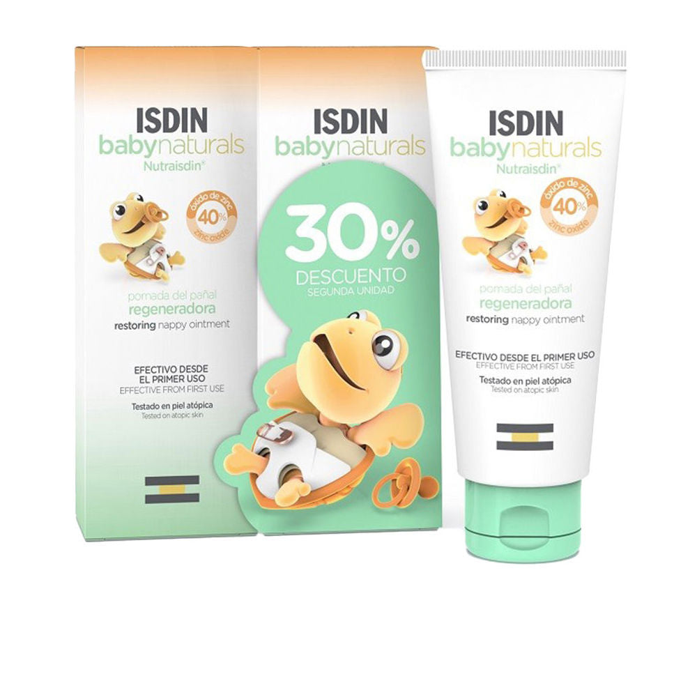 Isdin Babynaturals Regenerating Diaper Ointment Pack 2 X 100 Ml - Salevare.com