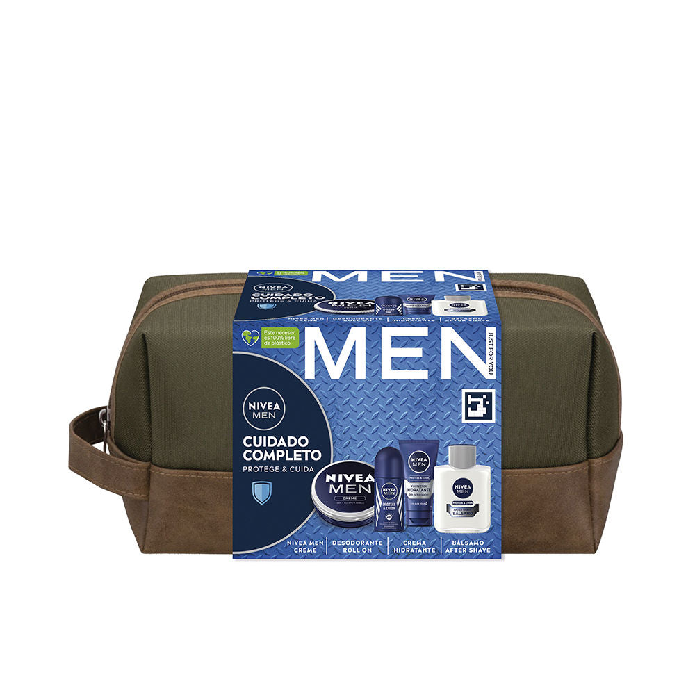 Nivea Men'S Complete Care Toiletry Bag Case 5 Pcs - Salevare.com