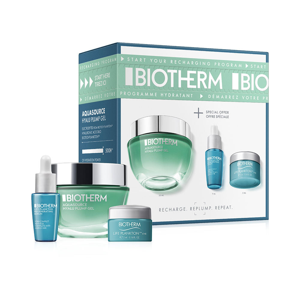 Biotherm Aquasource Hyalu Plump Gel Case 3 Pcs - Salevare.com