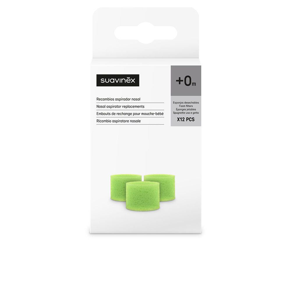 Suavinex Nasal Aspirator Replacement Disposable Sponges 12 Units - Salevare.com