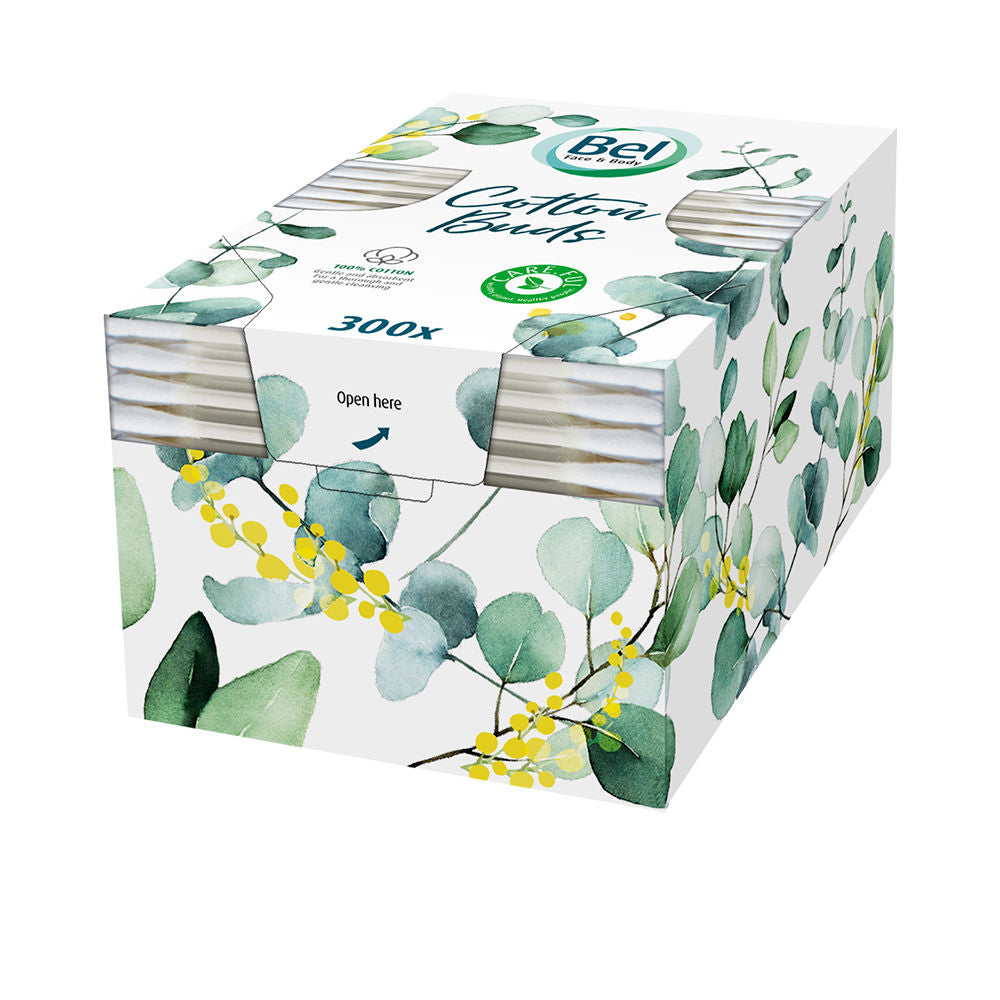 Bel Bel Premium 100% Plastic-Free Cotton Swabs 300 Pcs - Salevare.com
