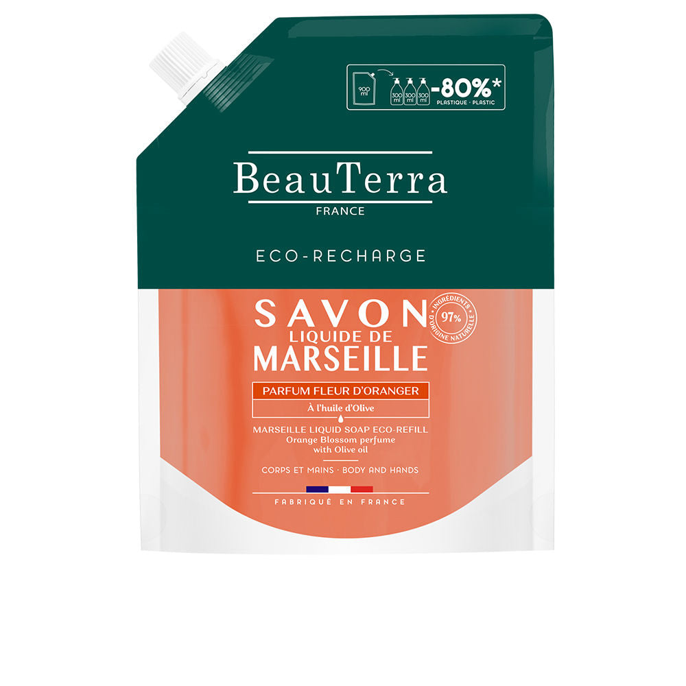 Beauterra Marseille Orange Blossom Soap Refill 900 Ml - Salevare.com