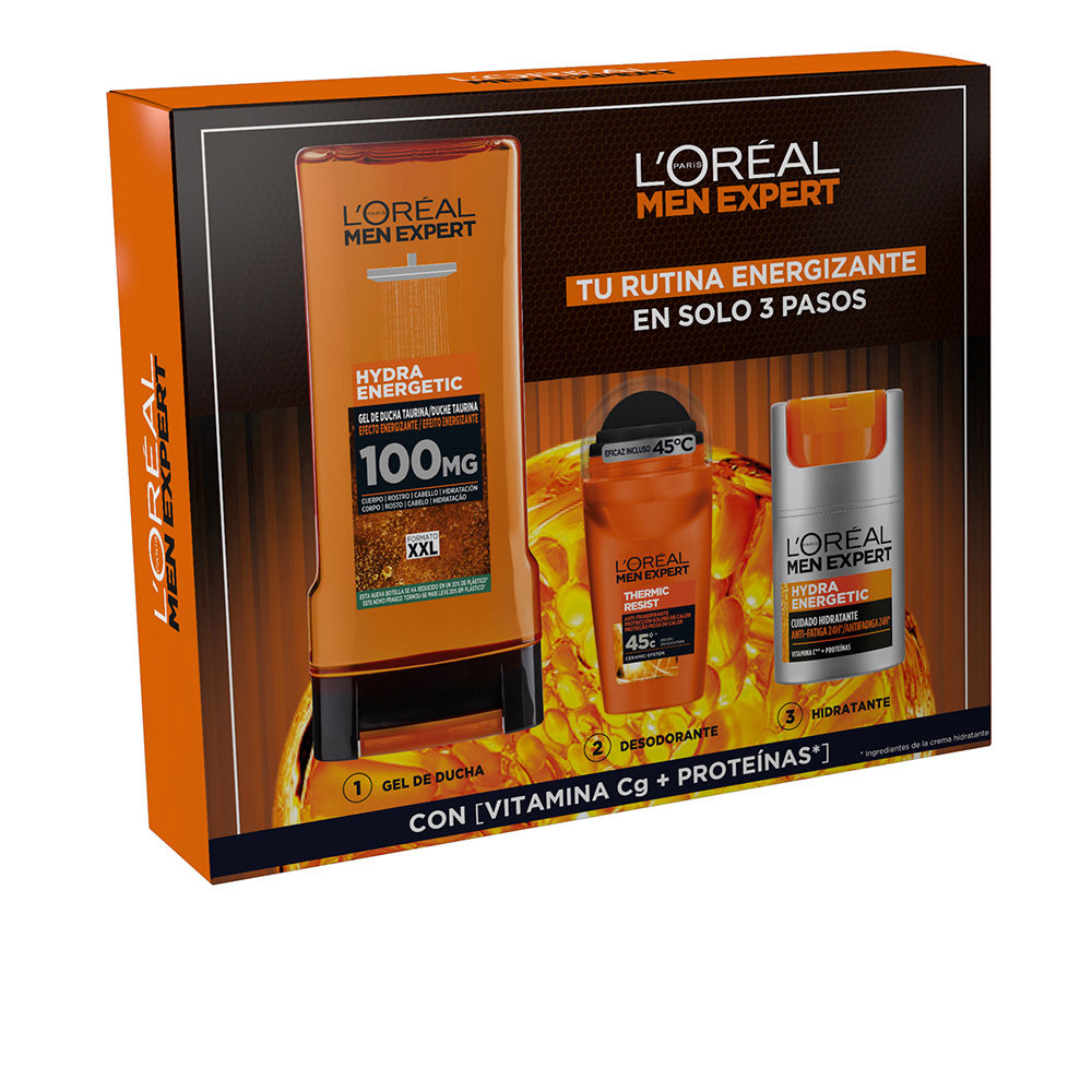 L'Oréal Paris Men Expert Hydra Energetic Case 3 Pcs - Salevare.com