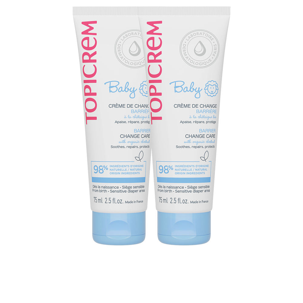 Topicrem Baby Diaper Changing Cream Barrier Action Pack 2 X 75 Ml - Salevare.com
