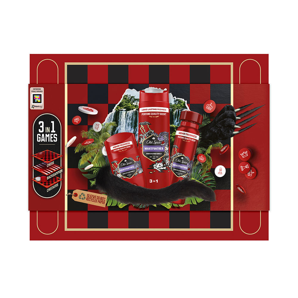 OLD SPICE NIGHTPANTHER CASE 3 pcs