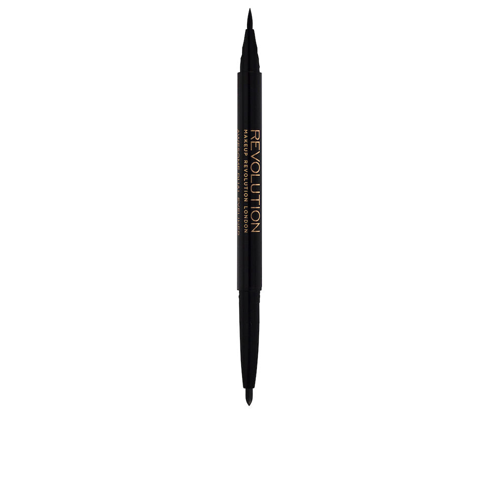 DUAL EYELINER felt & kohl #black 1 ml