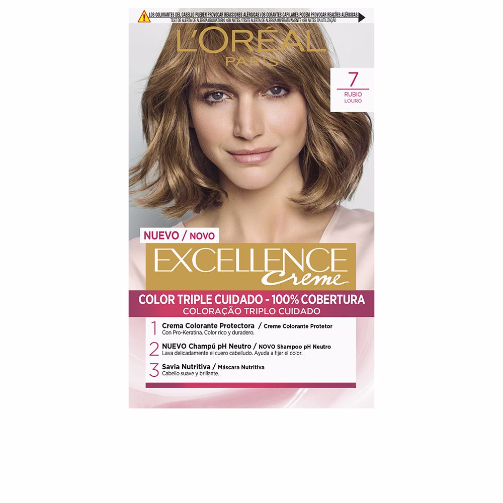 L'Oréal Paris Excellence Creme Dye #7-Blonde 192 Ml