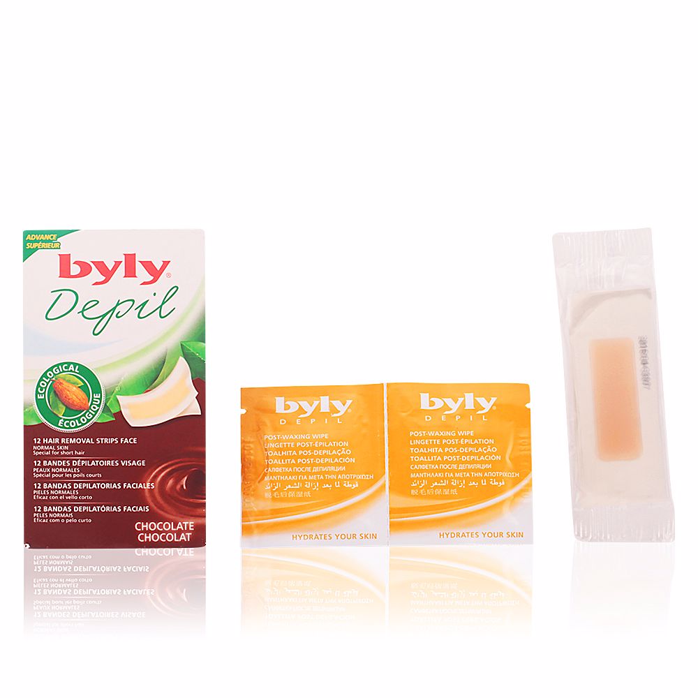 Byly Depil Facial Strips Chocolate 12 U