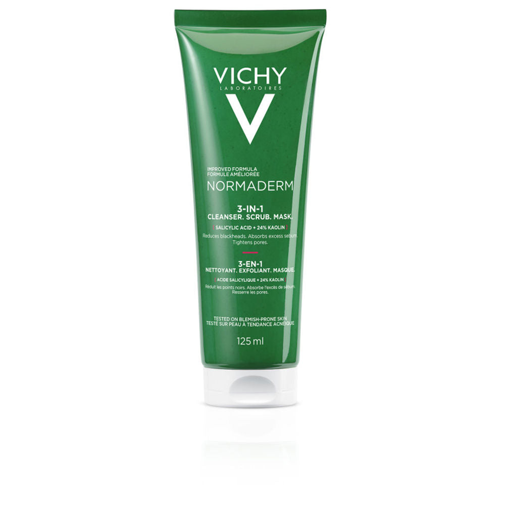 Vichy Normaderm 3 In 1 Exfoliant, Cleanser And Mask 125 Ml - Salevare.com