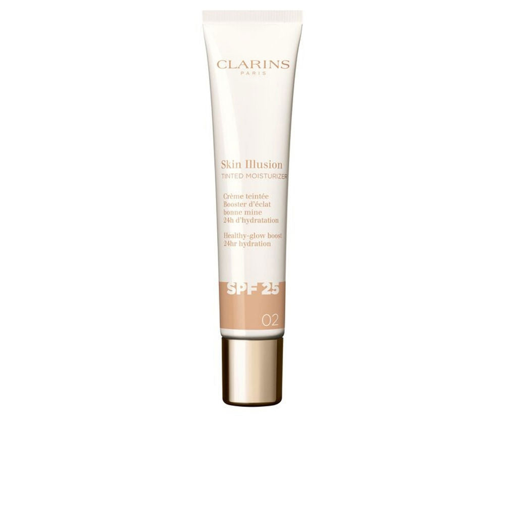 SKIN ILLUSION TINTED MOISTURIZER anti-aging tinted glow treatment SPF 25 #02 40 ml