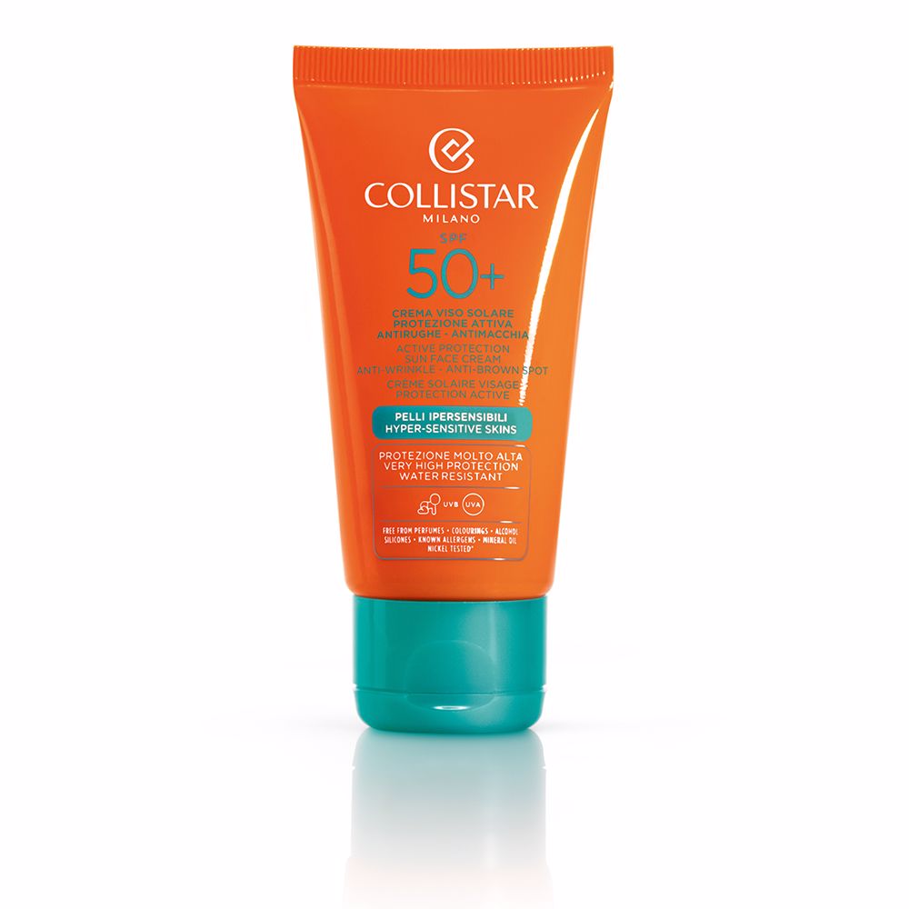 CREMA SOLAR para el rostro protección activa SPF50+ 50 ml