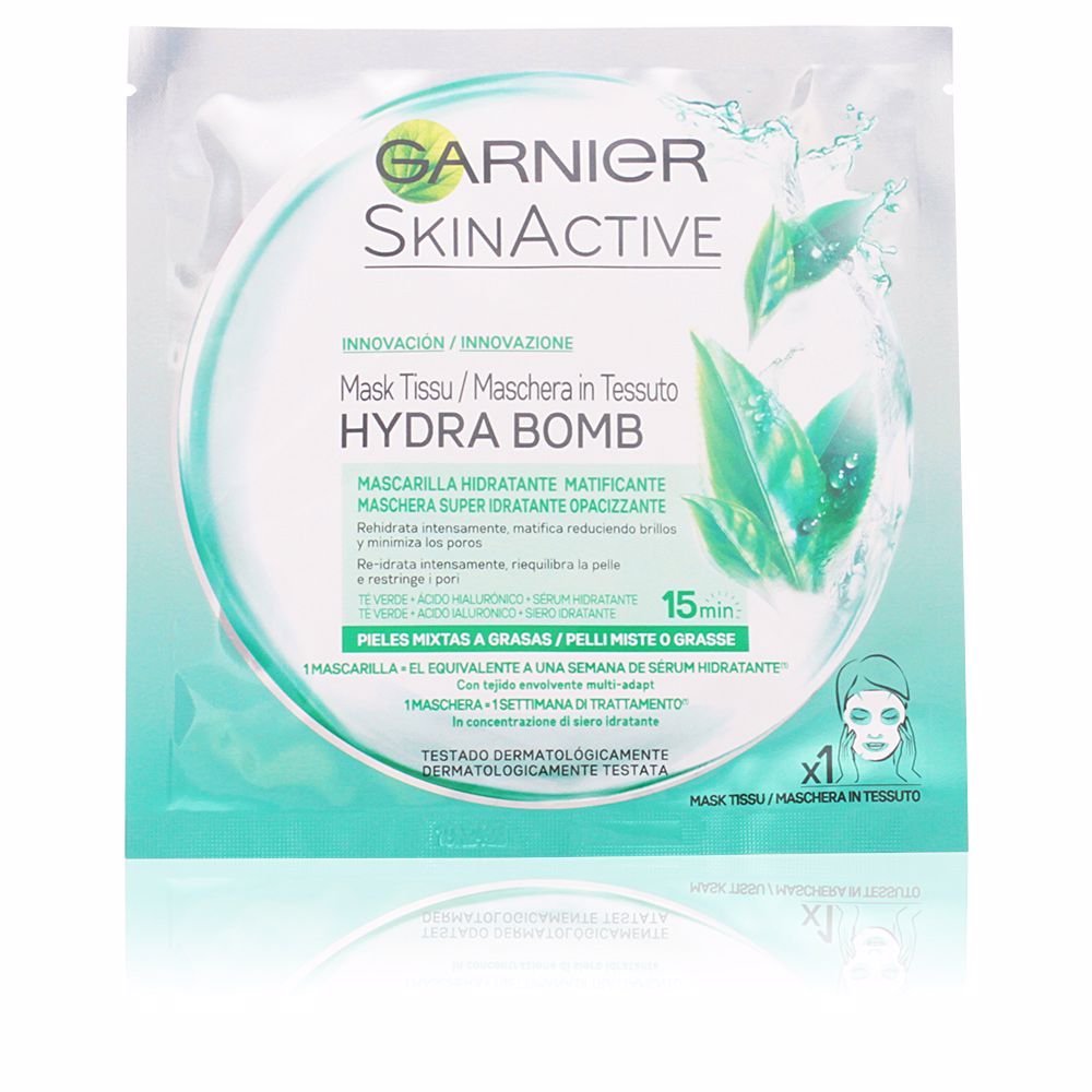 SKINACTIVE HYDRABOMB mascarilla facial hidratante matificante piel mixta-grasa 28 gr