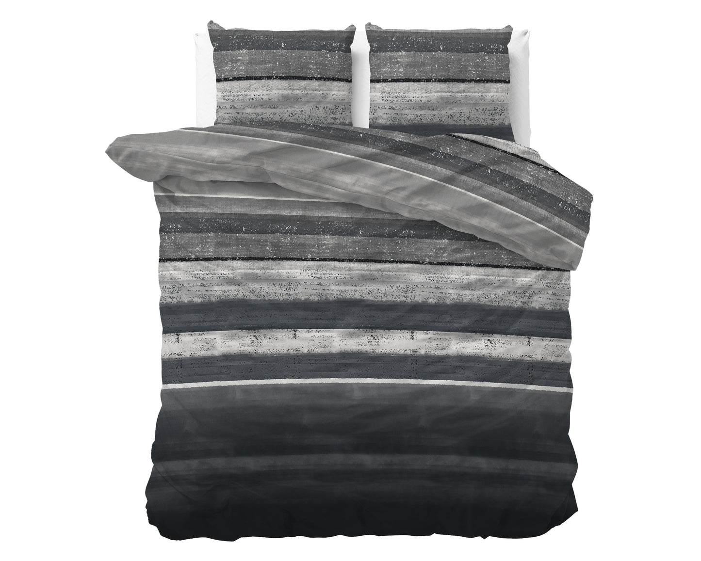 Marcus Flannel Duvet Cover Set Grey 200 x 200/220