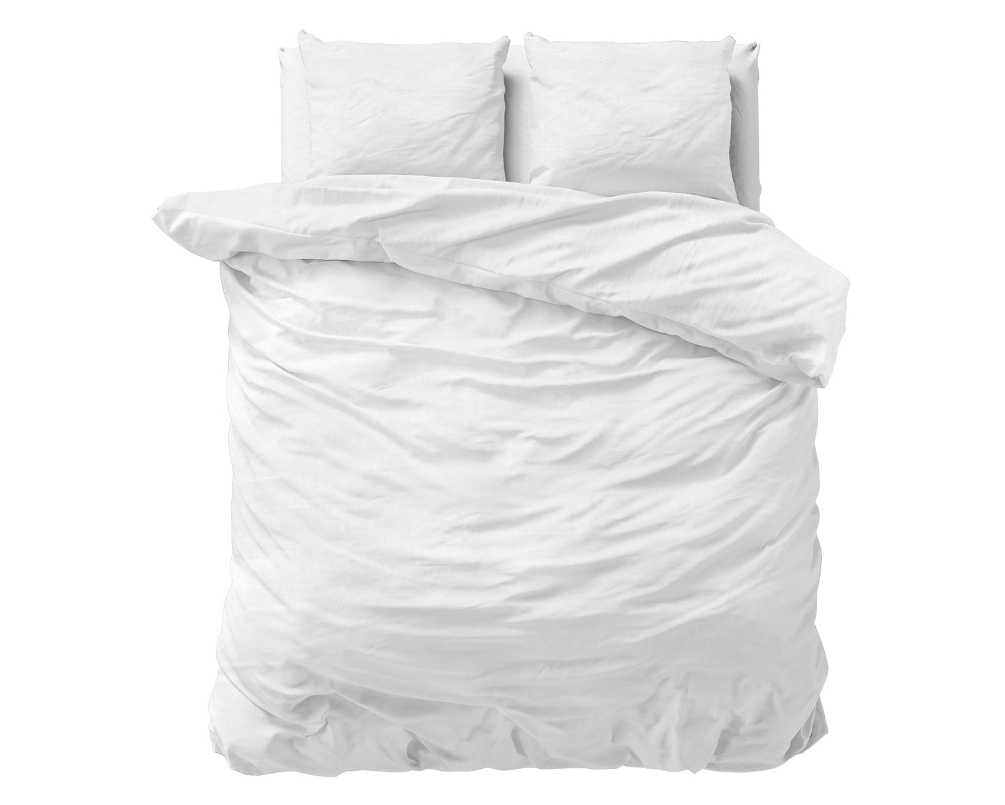 Duvet Cover Set Stone washed White 240 x 200/220