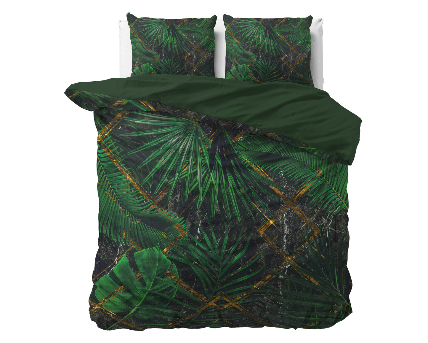 Duvet Cover Set Avena Green 240 x 220