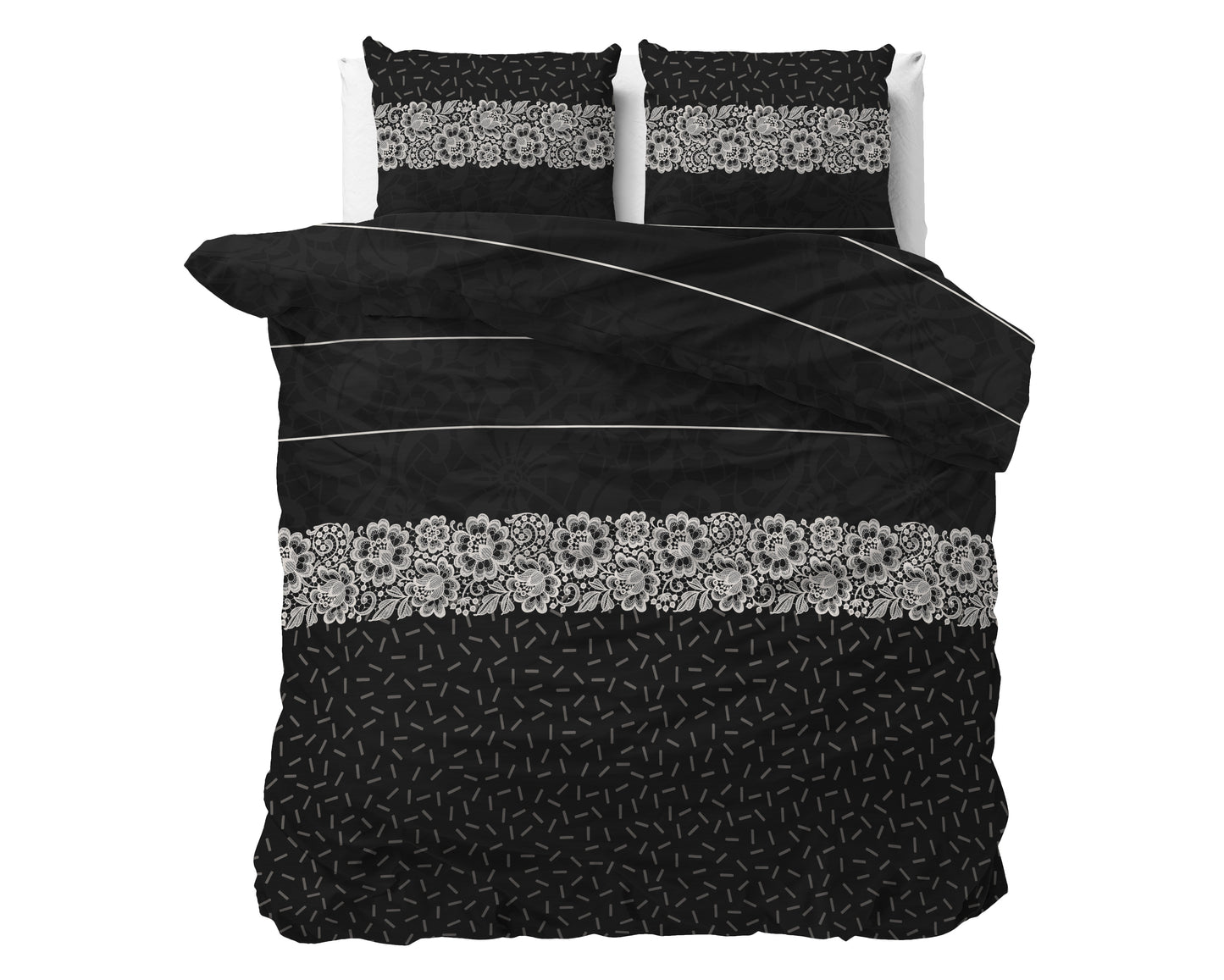 Duvet Cover Set Dervio Anthracite 200 x 220