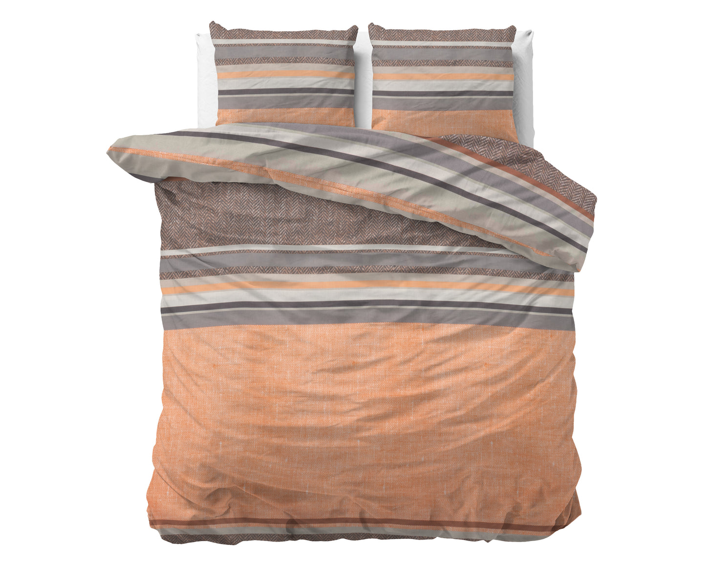 Duvet Cover Set Sonta Orange 240 x 220
