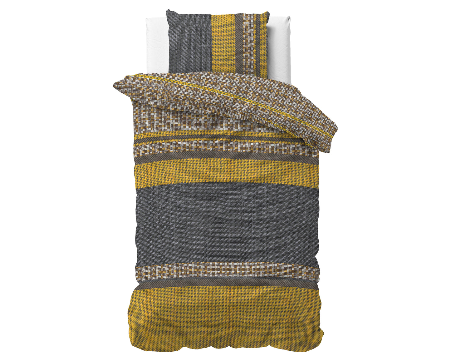 Duvet Cover Set Altor Gold 140 x 220