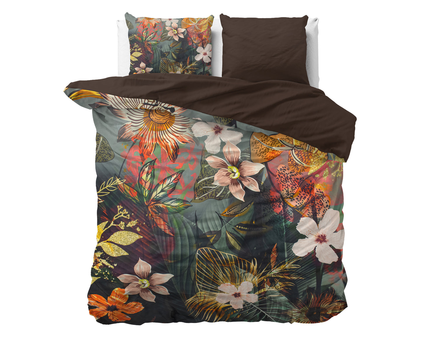 Duvet Cover Set Wild Rose 2 Multi 200 x 220