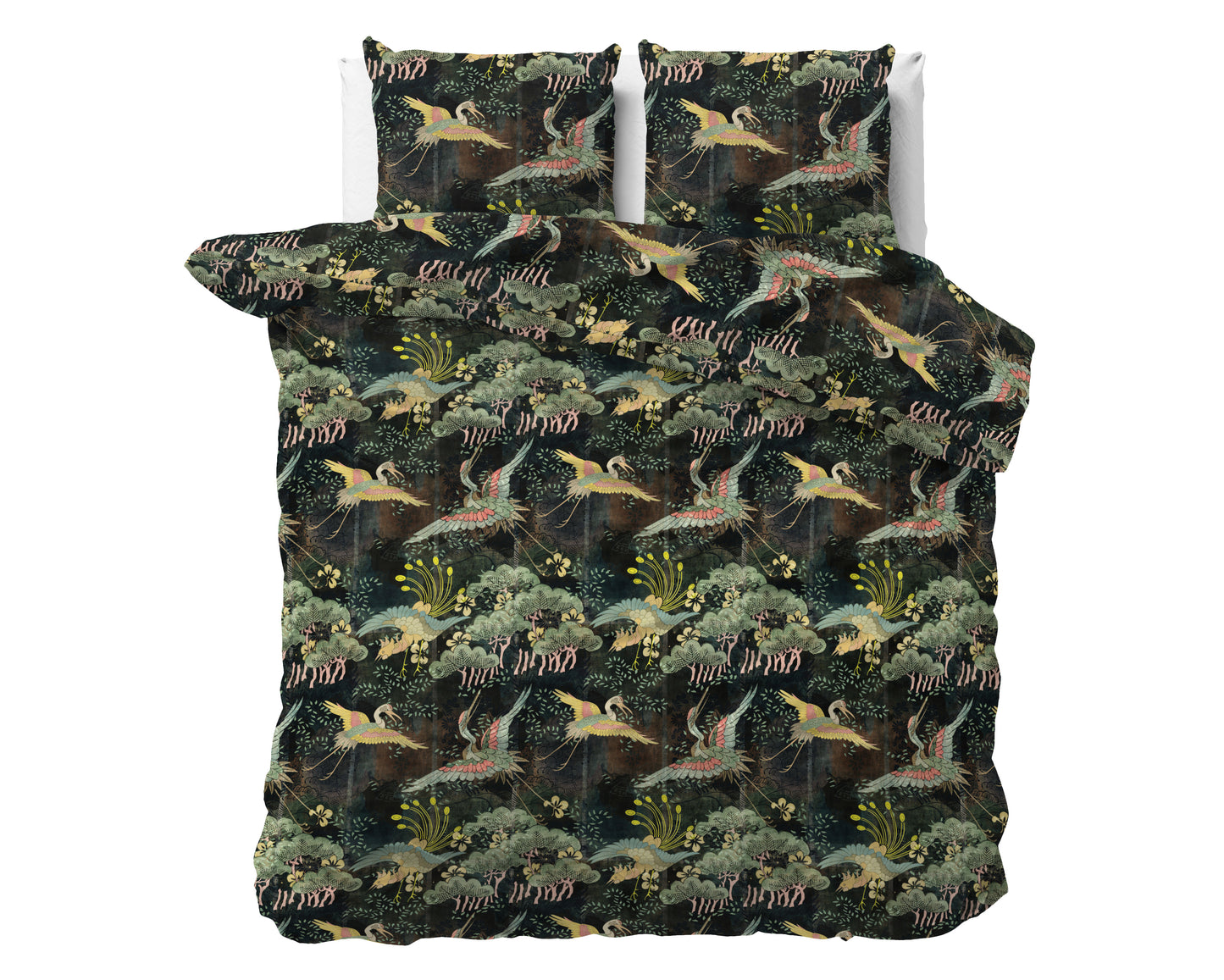 Duvet Cover Set Lisette Green 240 x 220