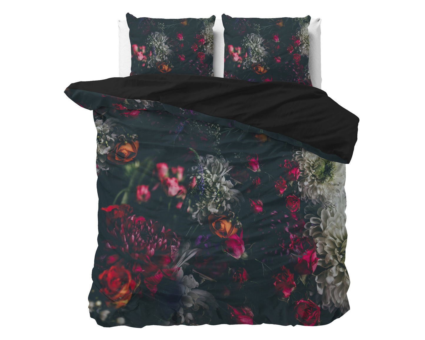 Duvet Cover Set Elodie Black 200 x 200/220